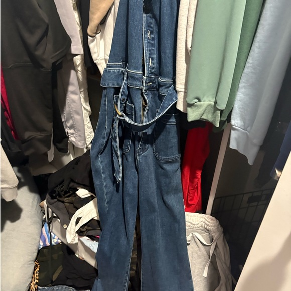 Show Me Your MuMu Blue Denim Jumpsuit - Picture 7 of 10